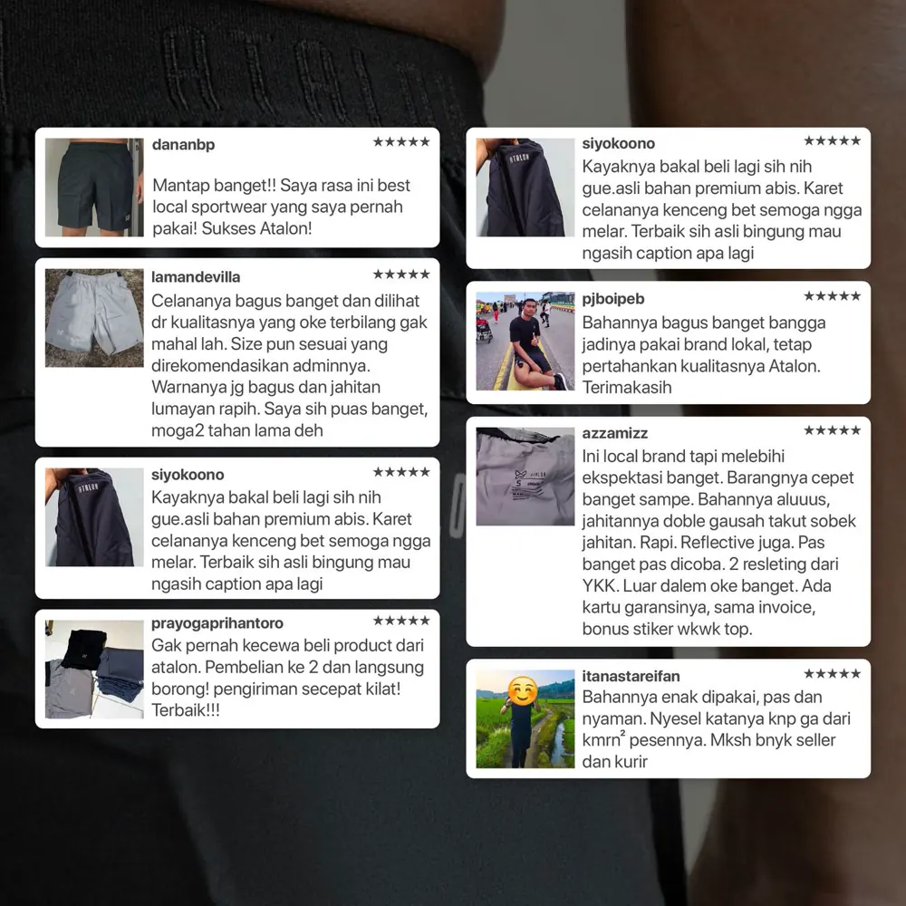 Atalon Fundamental Pants customer testimonials and five-star reviews